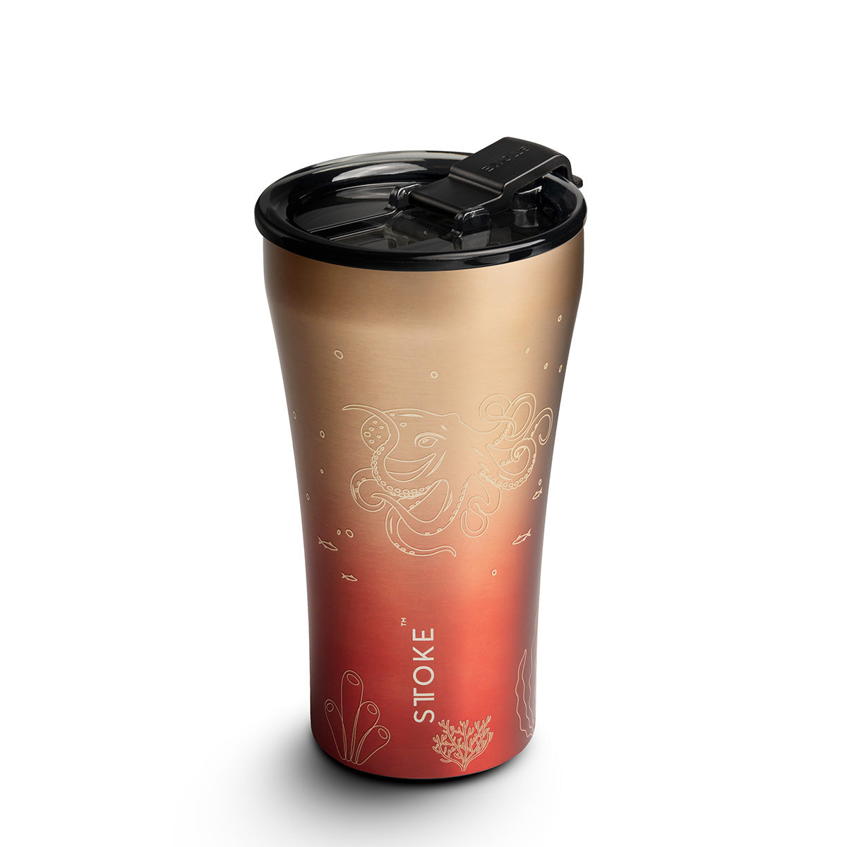 Octopus STTOKE Reusable Coffee Cups — 12oz