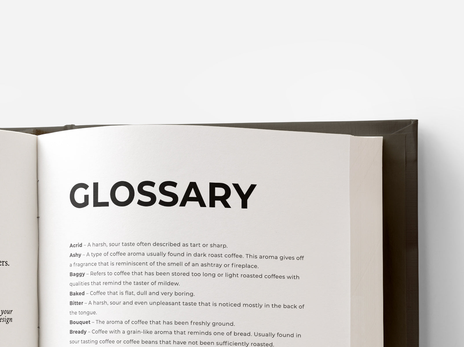 TASTE | The Glossary of Common Coffee Tasting Terms