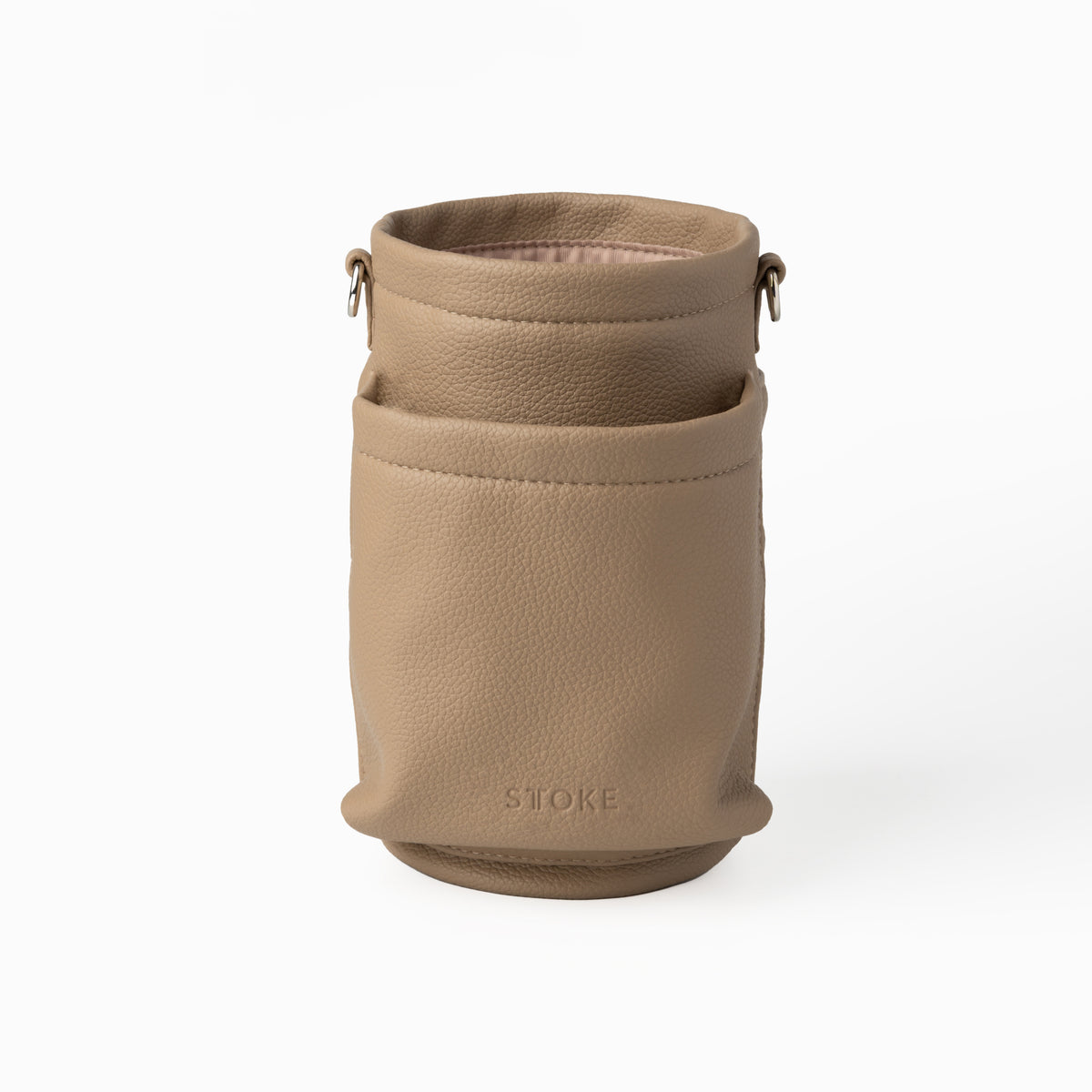 Kerrie Leather Bag - Taupe