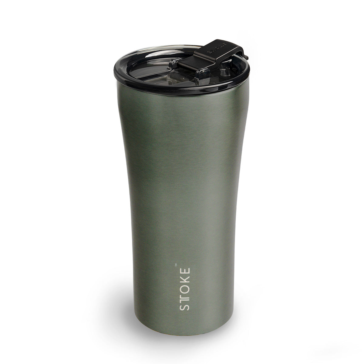 Moonstone Grey STTOKE Reusable Coffee Cups — 16oz